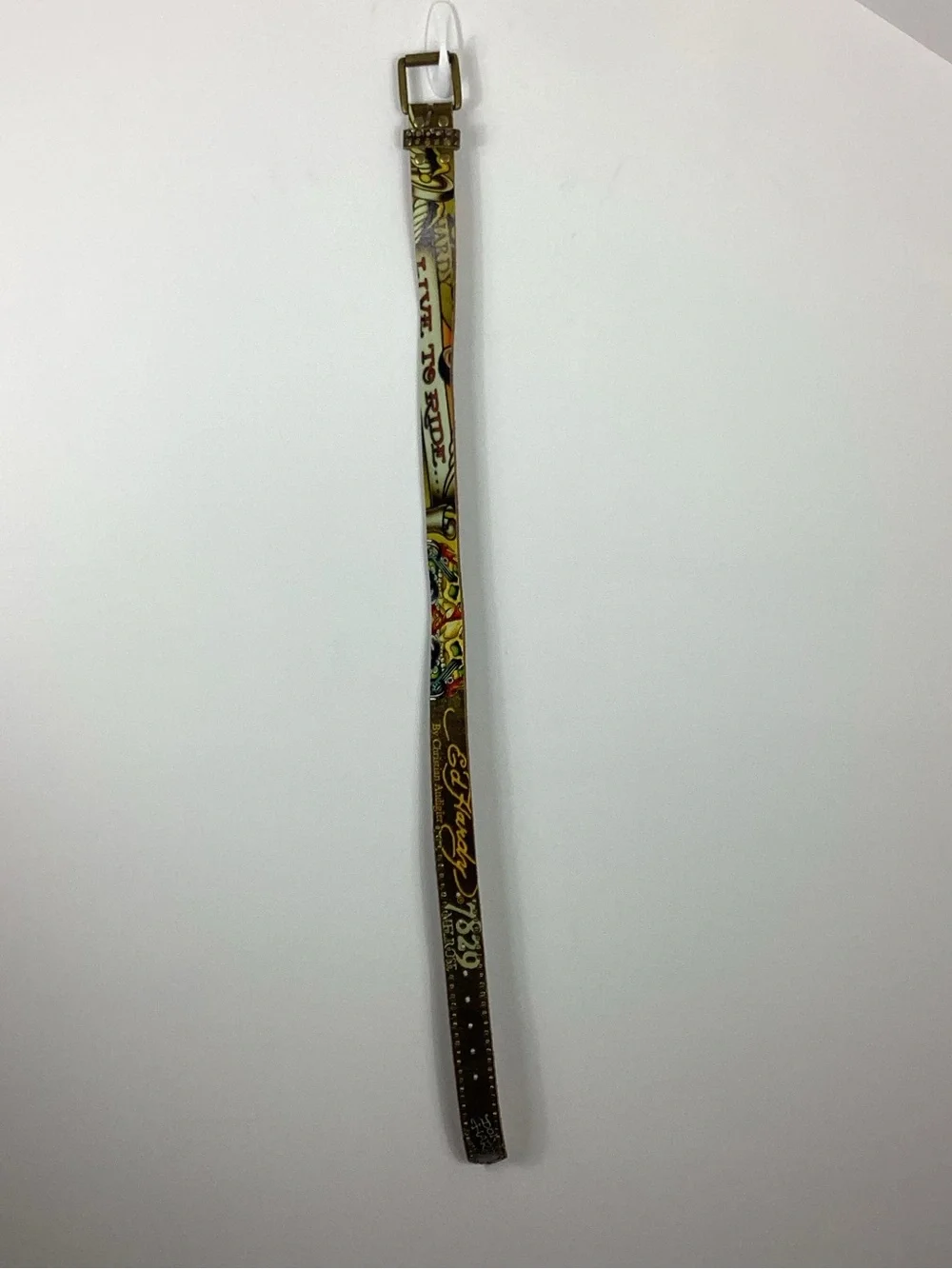 Ed Hardy Live To Ride Belt Size XS